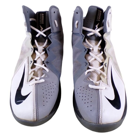 Nike Airmax Stutter Step 2 Sneakers Gray White Black Swoosh US 10.5 EU 44.5 #566 - Picture 1 of 11